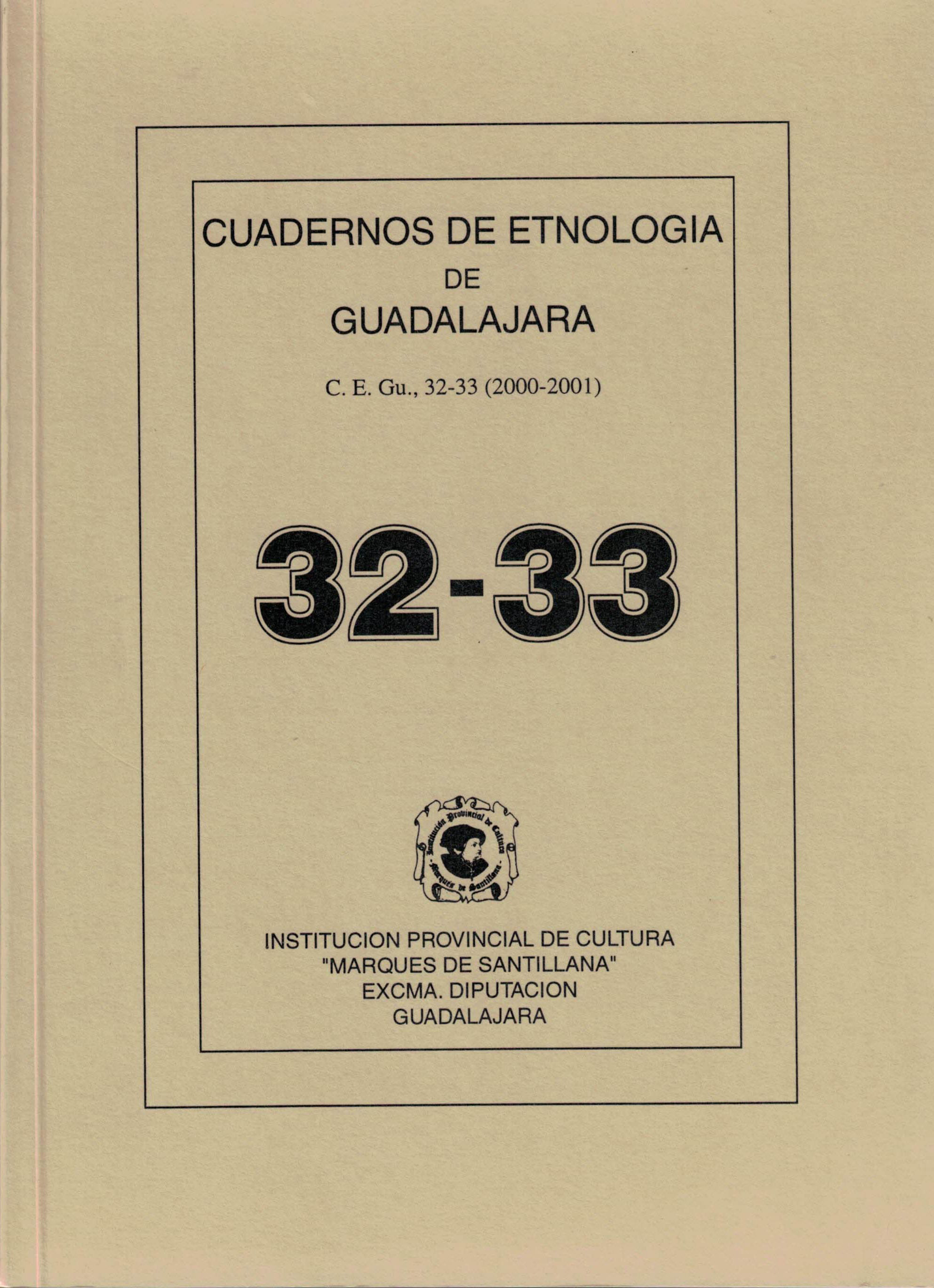 Cuadernos de Etnologia de Guadalajara 32-33